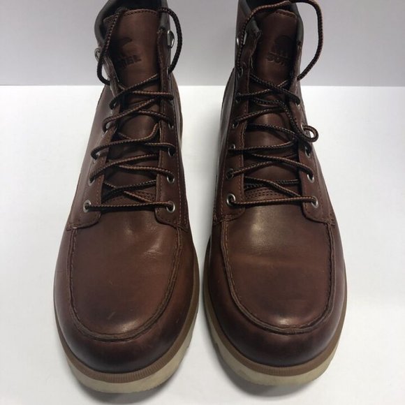 Sorel Men’s Caribou Moc Waterproof Brown Boots, Size 11.5M - Picture 3 of 8